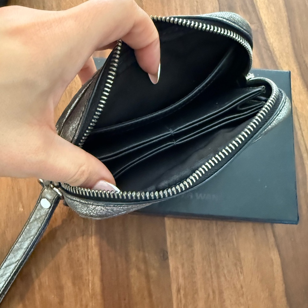 Alexander Wang Metallic Silver Wristlet - Picture 3 of 7
